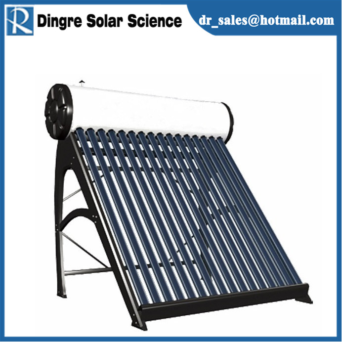 Active solar water heater with 1.5mm galvanized steel frame/Non-pressurized system/Munafacturer