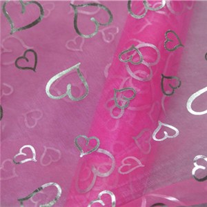 Heart Printed Organza