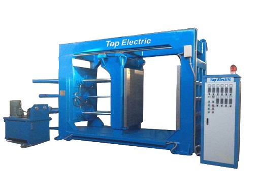 TEZ-1214 Model 5-cylinders Synchronous Mould Clamping Machine for 35kV epoxy resin insulators