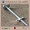 Q235 / Q345 Steel Rebar Scaffolding Adjustable Jack Base Hot Dipped Galvanized