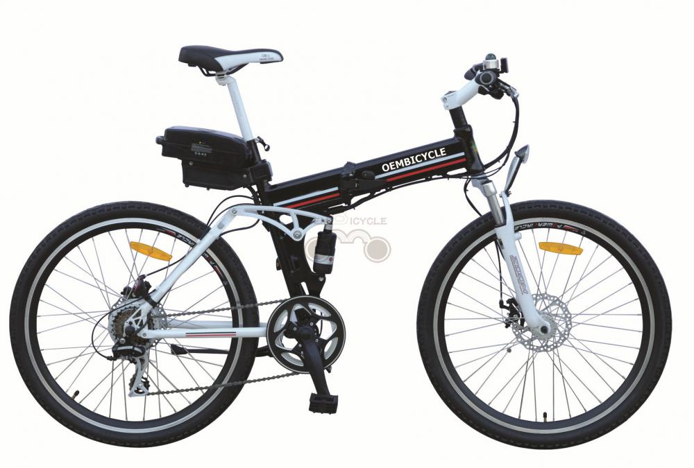 26 Inch Alloy Folding Electric Bike With 36V 250W