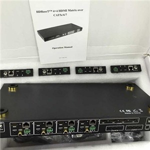 Matrix 4X4 (RS232,DIP, Coaxial,HDBaseT) SK-MT44100H
