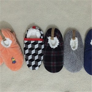 Mens Slipper Socks With Tab