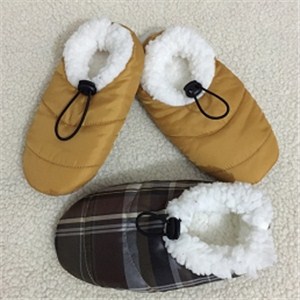 Boys Quilt Cush Slipper Socks