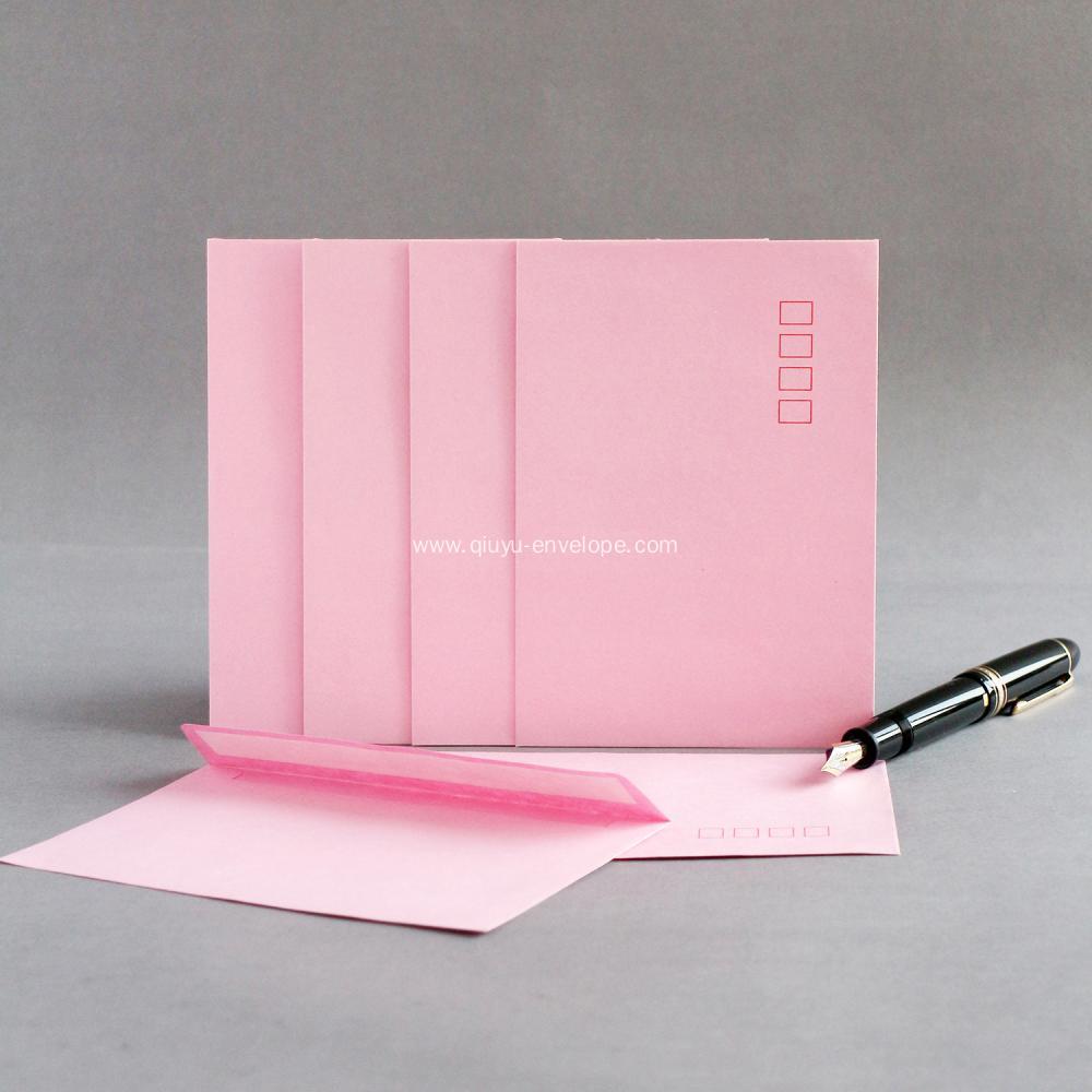 D-Flap Colorful Paper Envelope Self Seal Envelope 110*220mm