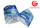 Blue Color Stand Up Pouches , Detergent Packaging Liquid Bags With Spout