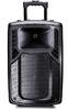 Rechargeable Plastic Portable Trolley Speakers , Portable Active PA Speaker