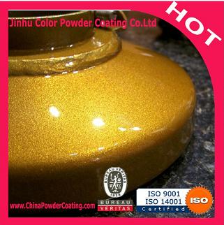 Clear polyester transparent powder paints topcoat