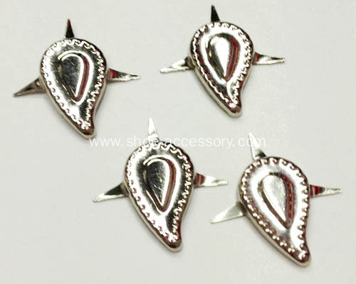 Decorative Briolette-Cut Nailheads, Metal Brads Leather