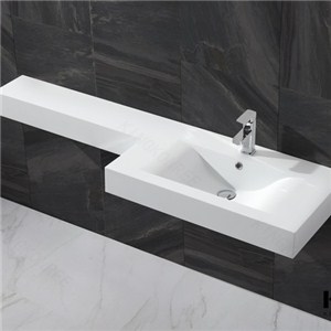 KKR Small Wall Hung Wash Basin , Bathroom Marble Handbasin