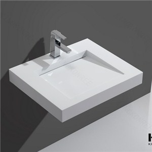 Kingkonree Acrylic Solid Surface Wall Hung Basin