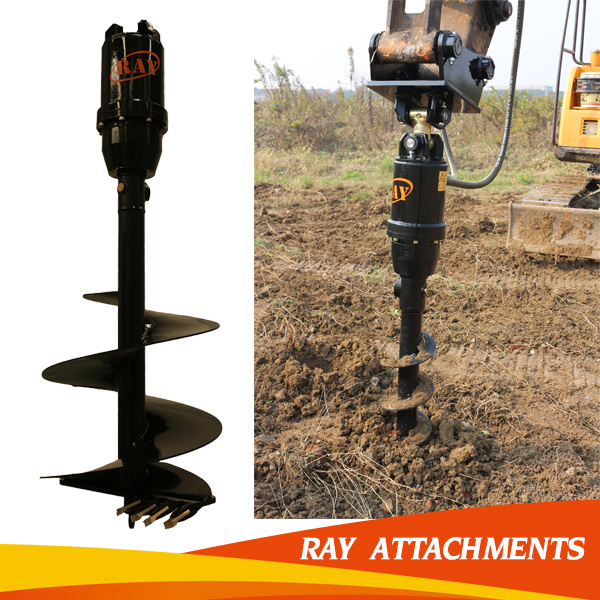 used hydraulic earth auger for  excavator to dig holes