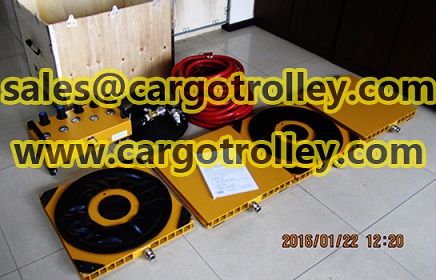 Air caster systems instruction with price list