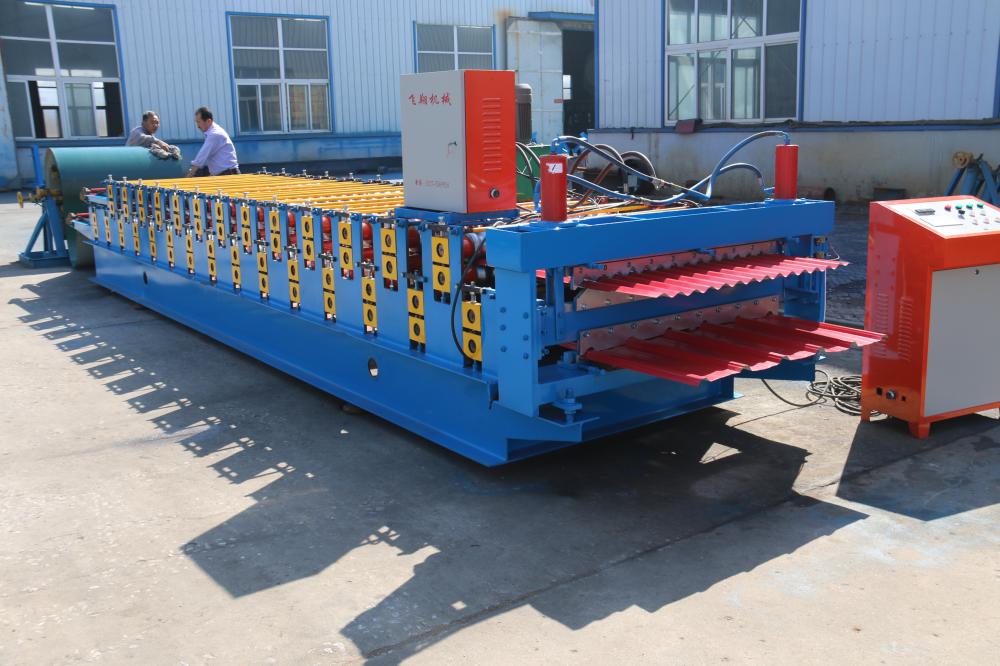 Galvanized Corrugated and Trapezoidal Steel Sheets Making Machine