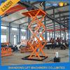 Stationary Hydraulic Scissor Lift , 4.8m Height Material Loading Warehouse Industrial Lift Table