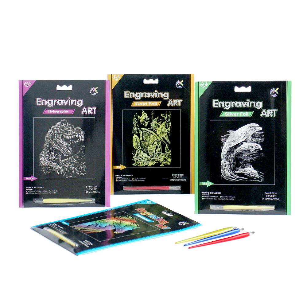 DIY Engraving A5 Paper Scratch Cards