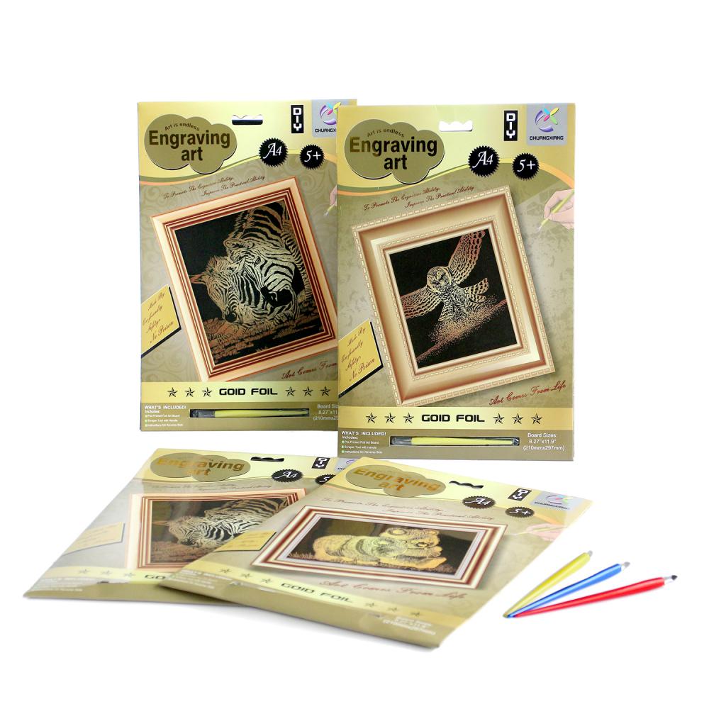 Youth DIY Art Sets Scratch Paper Cards