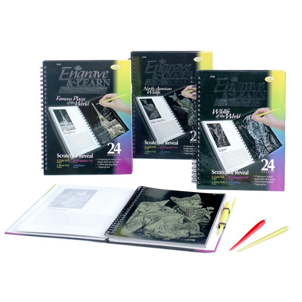 Magical Engraving Art Book scratch card