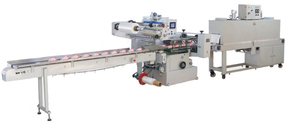 Automatic High Speed Flow Shrink Wrapping Machine