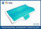 Ergonomic Memory Foam Cooling Gel Pillow , Child Memory Foam Pillow Side Sleeper
