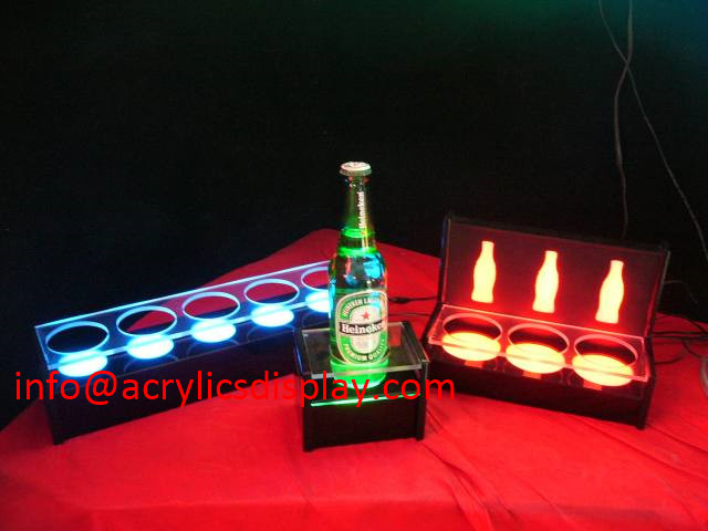 acrylic LED wine display