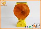 High Intensity PP Traffic Warning Lights , LED Strobe Solar Powered Warning Lights