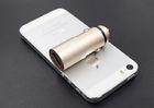 Gold Alumium QC 2.0 Car Charger For Mobile Phone , Fastest Micro USB Car Charger