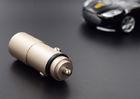 Silver Metal 9V 1.5A QC 2.0 Car Charger Adapter , Quick Cell Phone Charger