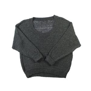 2016 spring elegant women& acute;s jersey sweater round-neck ribbon yarn knitwear