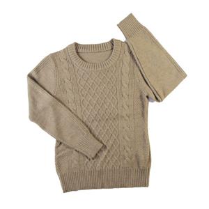 2016 fall elegant women& acute;s jacquard sweater cable seedstitch wool knitwear