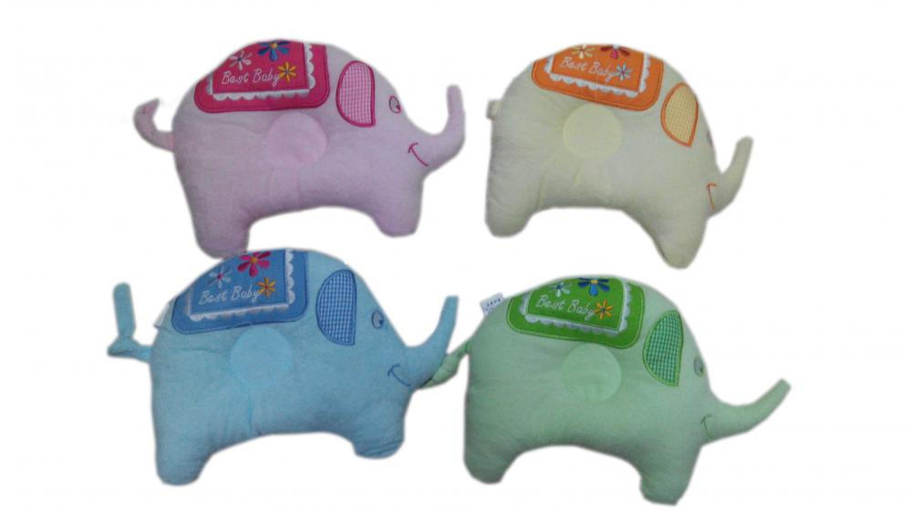 Eco- Friendly Elephant Shape Baby Pillow