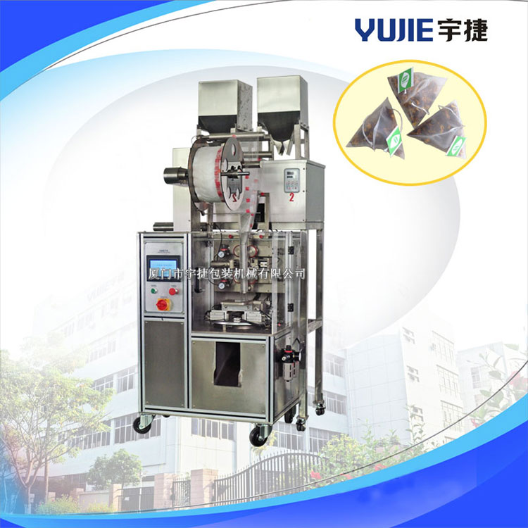 YD-SJB02 Automatic pyramid tea bag packing machine(inner and outer bag)