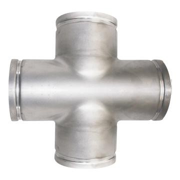 Stainless Steel Thin Wall Pipe Groove Fitting Equal Cross