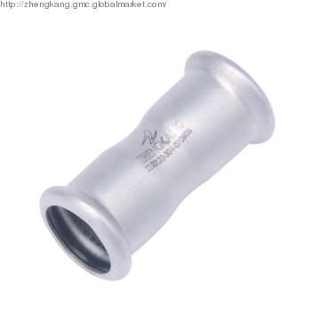 Stainless Steel M Type Press Pipefitting Equal Coupling