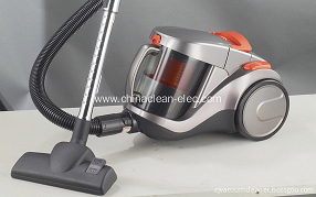 cyclone vacuum cleaner with silver gray color