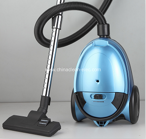 bagged vacuum cleaner with skyblue color