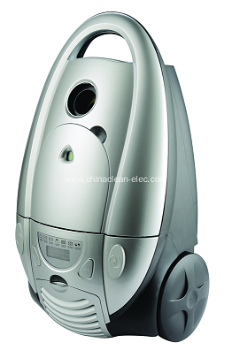 led display high power silver vacuum cleaner