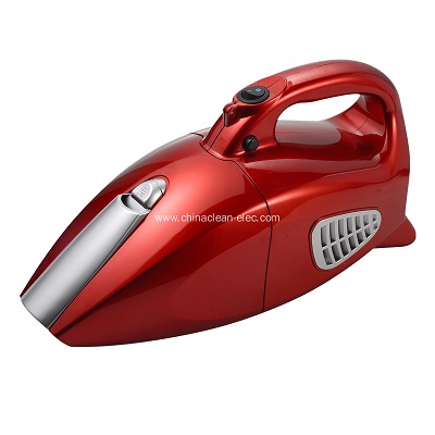 new red beautiful handheld vacuum cleaner