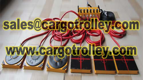 Air caster skids instruction and details
