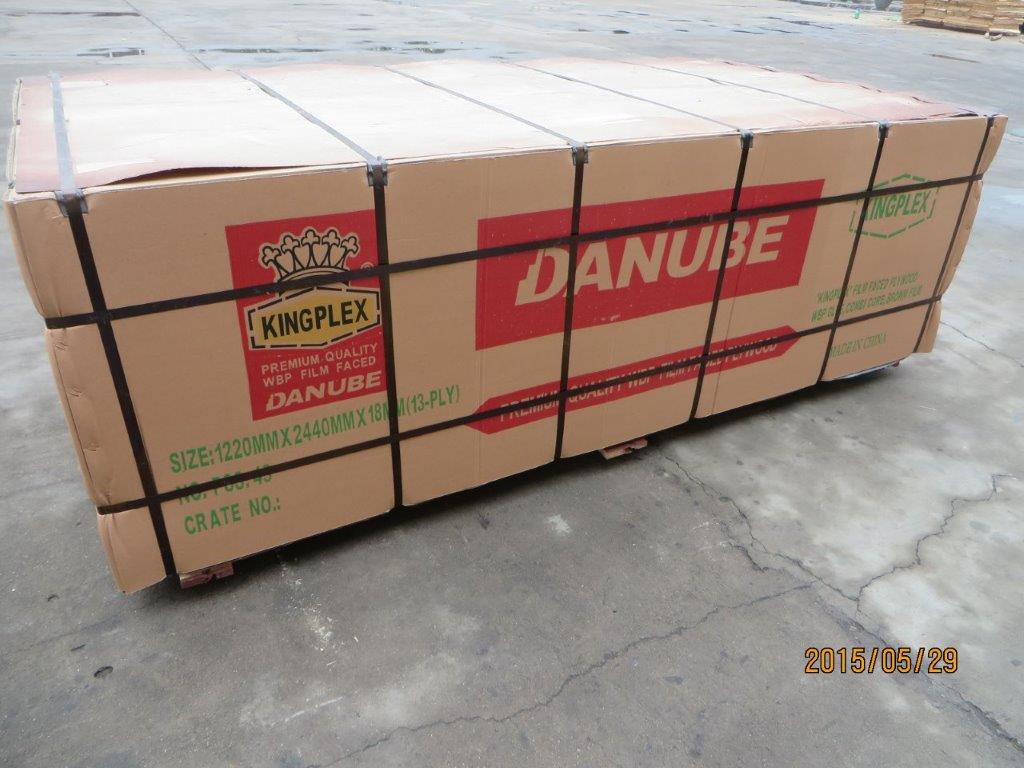 KINGPLEX BRAND FILM FACED PLYWOOD, COMBI CORE, WBP PHENOLIC GLUE, IMPORTED BROWN FILM
