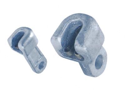 Socket-clevis eyes for power line fitting