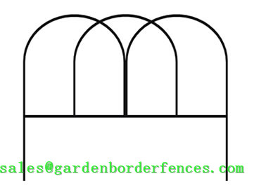 Gothic Garden Border Folding Fence