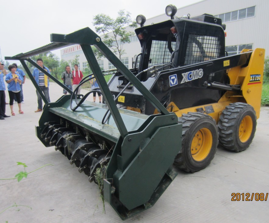 HCN brand  0513 series skid steer loader forest mulcher attachment