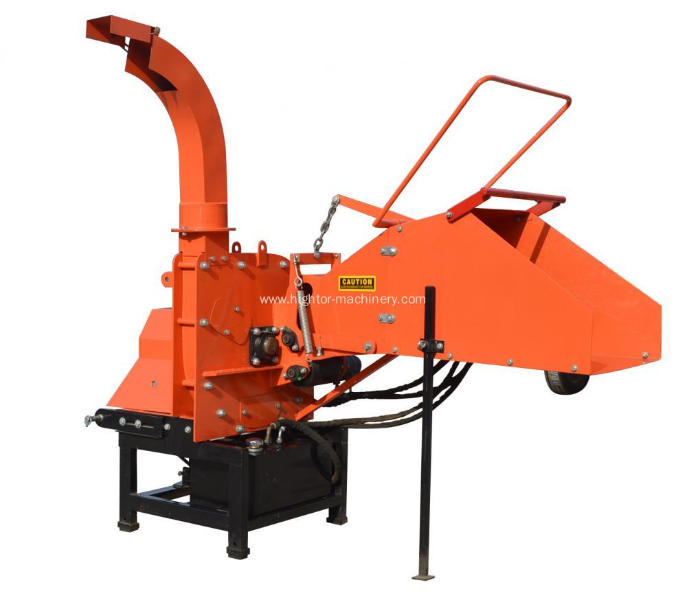 PTO mounted Reduction Box Feeding wood chipper