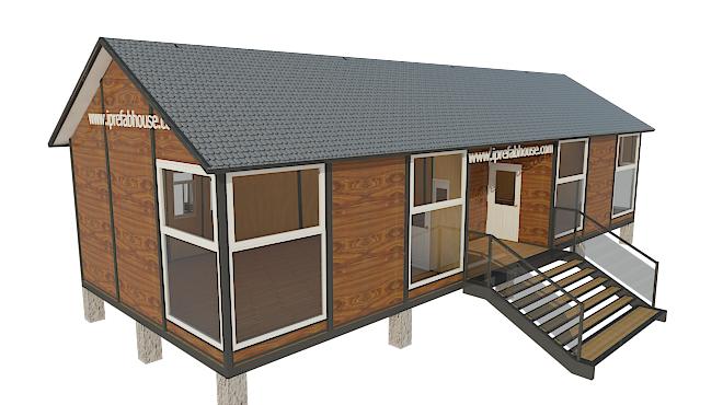 custom single layer pre-built steel frame store,4 rooms ,1 stories