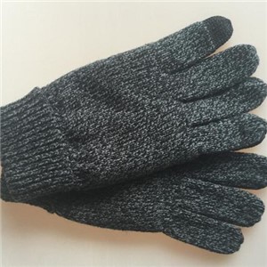 China quality Acrylic mix color knitted men touch screen gloves touch screen manufacturers