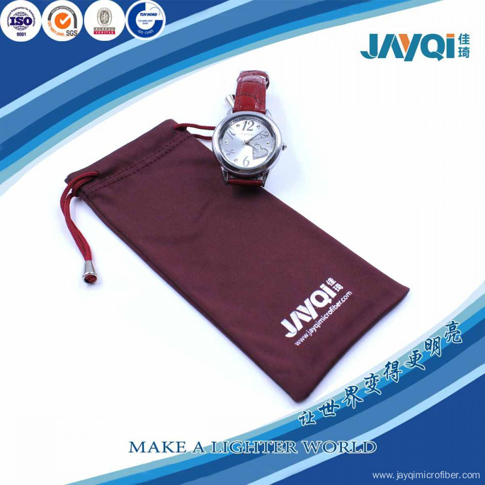Sliver Pressed Microfiber Suede Bag for Watch