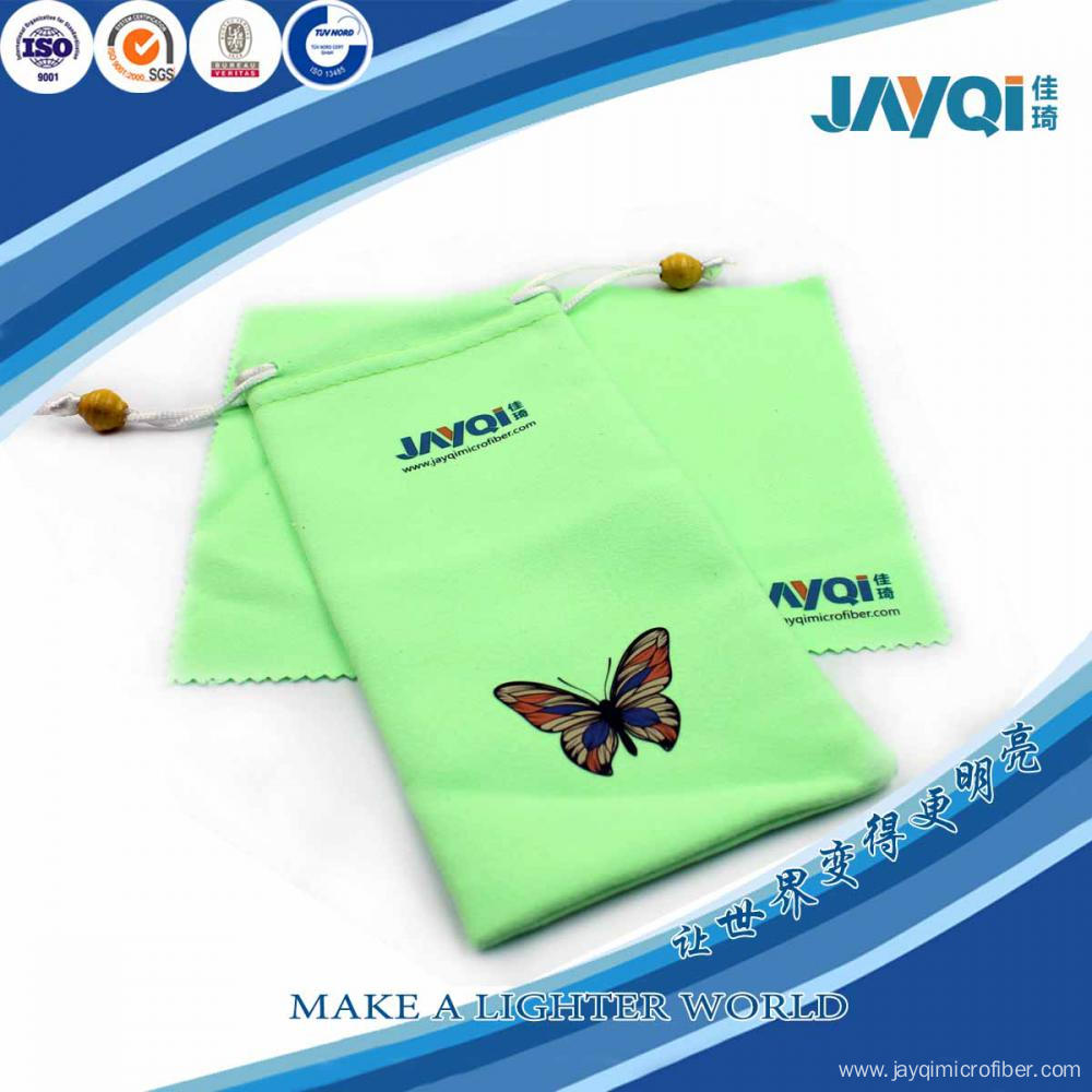 Lastest Design Suede Green Bag for Jewelry