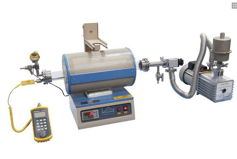 JK-1100T Mini Vacuum Tube Furnace heated by Ni-Cr wire