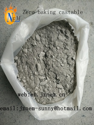 zero baking refractory castable (furnace refractory)